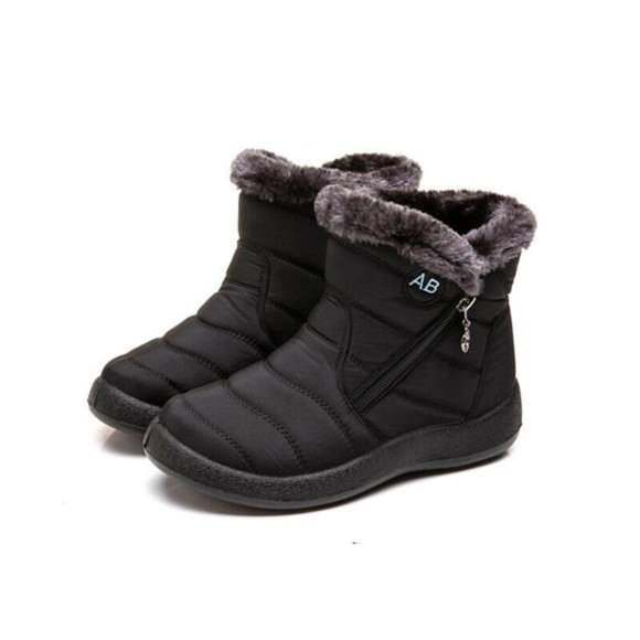 Ladies Snow Winter Boots Furlined Warm Boots Shoes - Picture 8 of 10